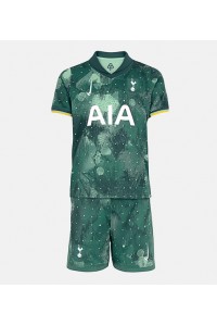 Fotbalové Dres Tottenham Hotspur Dětské Třetí Oblečení 2024-25 Krátký Rukáv (+ trenýrky)